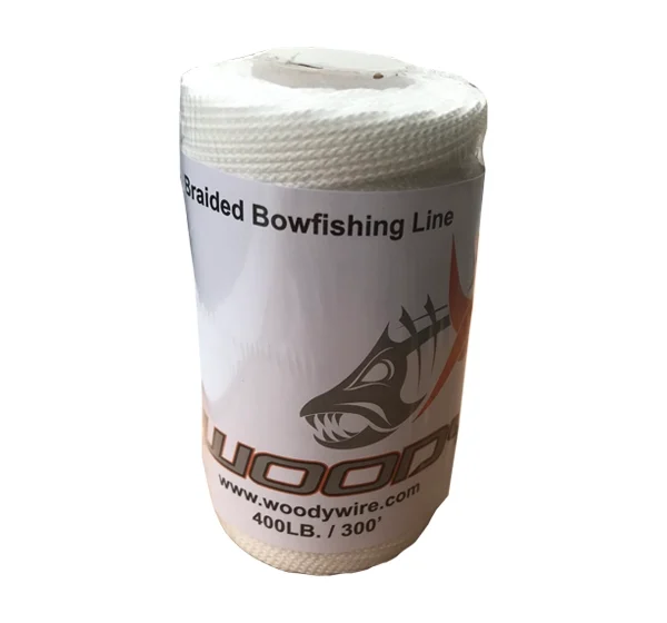 400lb 300 foot Woody Wire Bowfishing Braid Line for AMS Retrievers