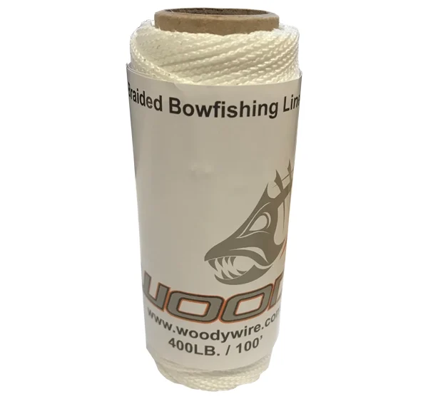 400lb 100 foot Woody Wire Fast Flight Bowfishing Line for Retrievers
