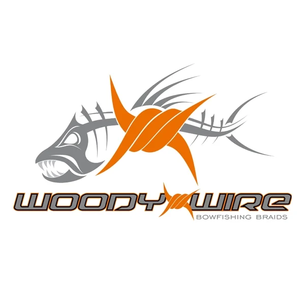 Woody Wire Bowfishing Braid Decal